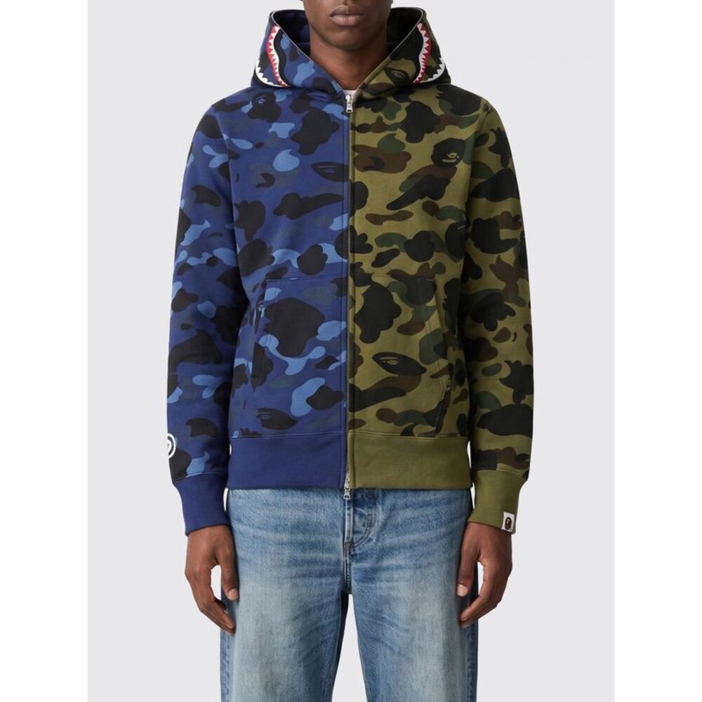 Bape Sweatshirt Men Navy